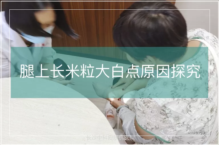 腿上长米粒大白点原因探究